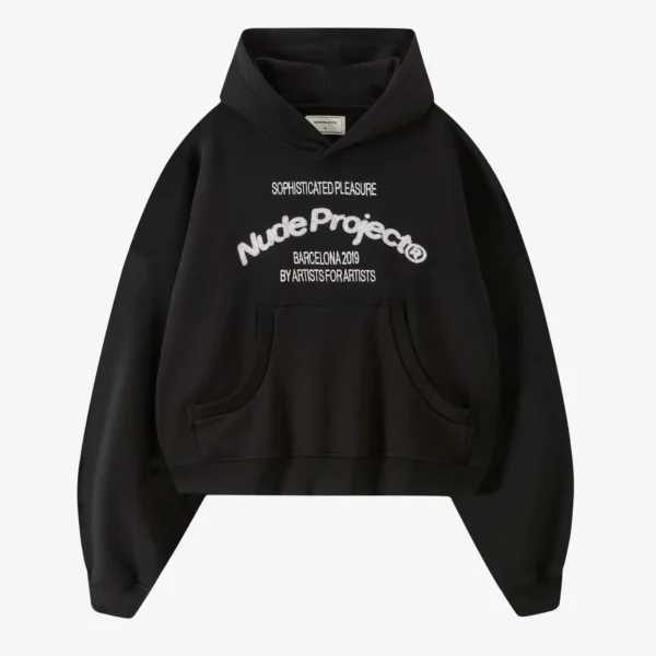 Liberty Boxy Hoodie Black