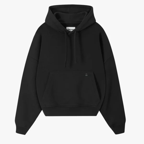 Marble Hoodie Black pose