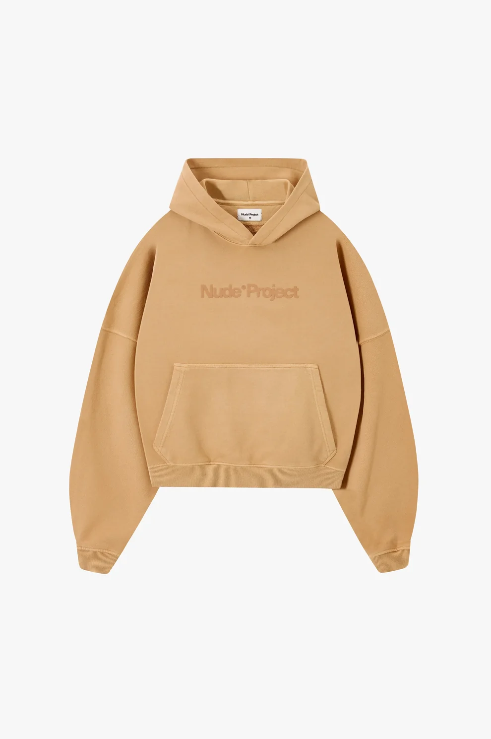 Box Logo Hoodie Beige h