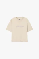 Box Logo Tee Beige
