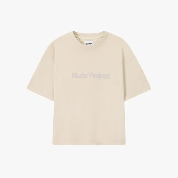 Box Logo Tee Beige