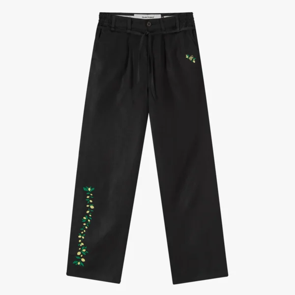 Kimchi Linen Pants Black