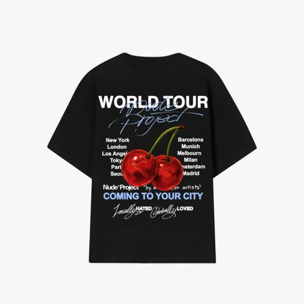 Nude Tour Tee Black