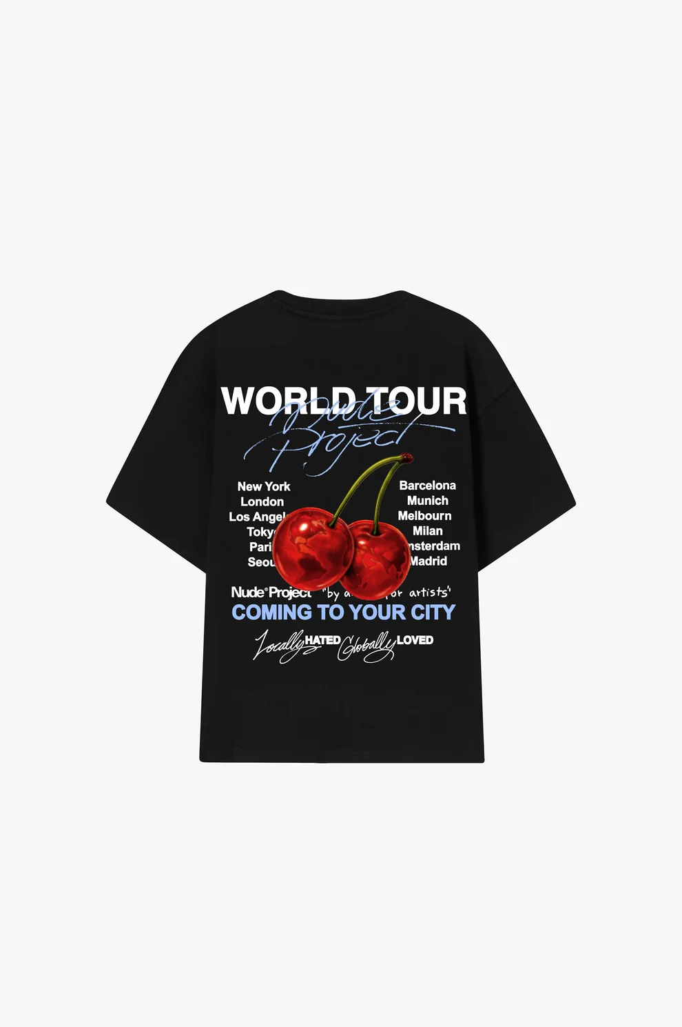 Nude Tour Tee Black